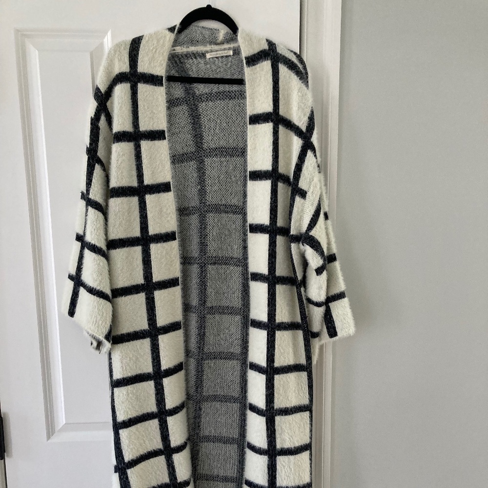 Anthropologie "Do Everything in Love". Sweater Coat